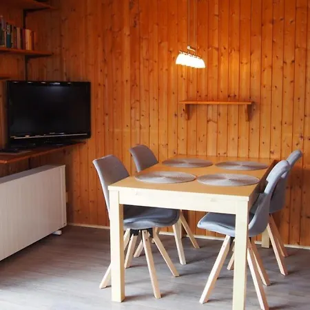 Blockhaus Holzfaeller Feriehus